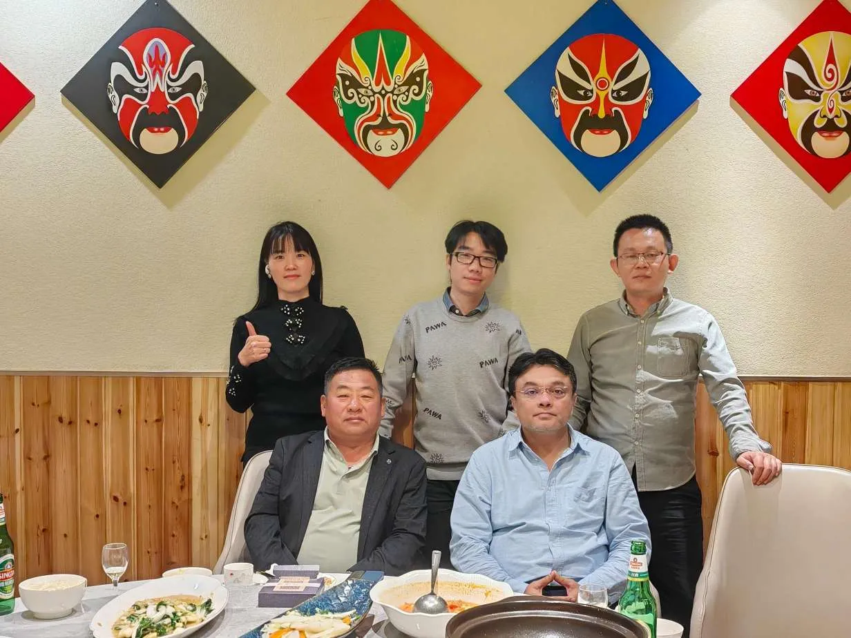 È stato un grande piacere accogliere i nostri partner indiani in fabbrica