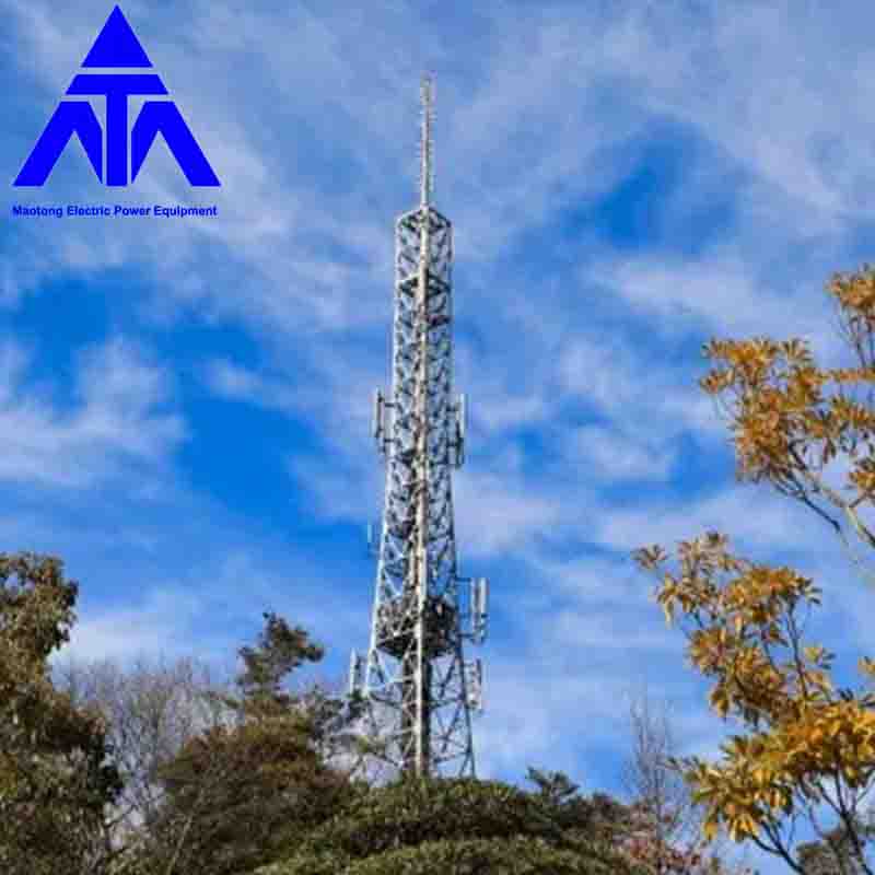 Torre di comunicazione con antenna per telecomunicazioni a traliccio in acciaio da 20 m