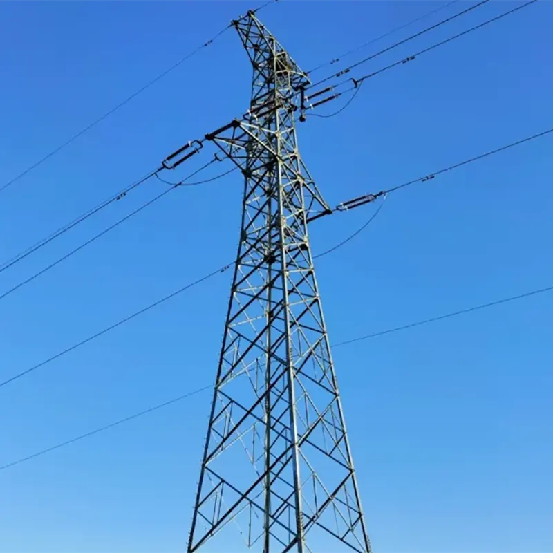 Torre di ferro in acciaio a trasmissione 35kv-110kv