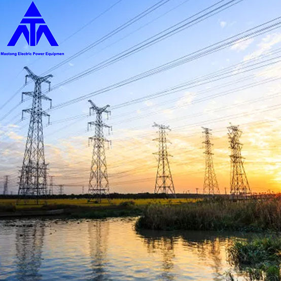 Torre in acciaio con angolo di arresto caduta ad energia elettrica da 35KV 66KV