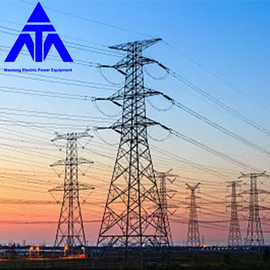 Linea di trasmissione Aangle Iron Electric Power Tower Q345 10KV 33KV