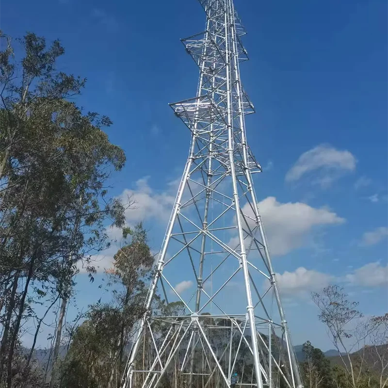 Torre del fulmine con struttura in acciaio